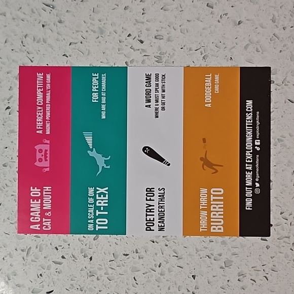 ✨️NWOT~Exploding Kittens Original Edition - Picture 4 of 8